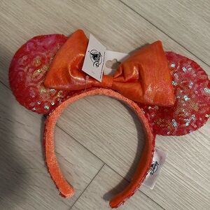 Disney Coral Sequin Minnie Mouse Headband